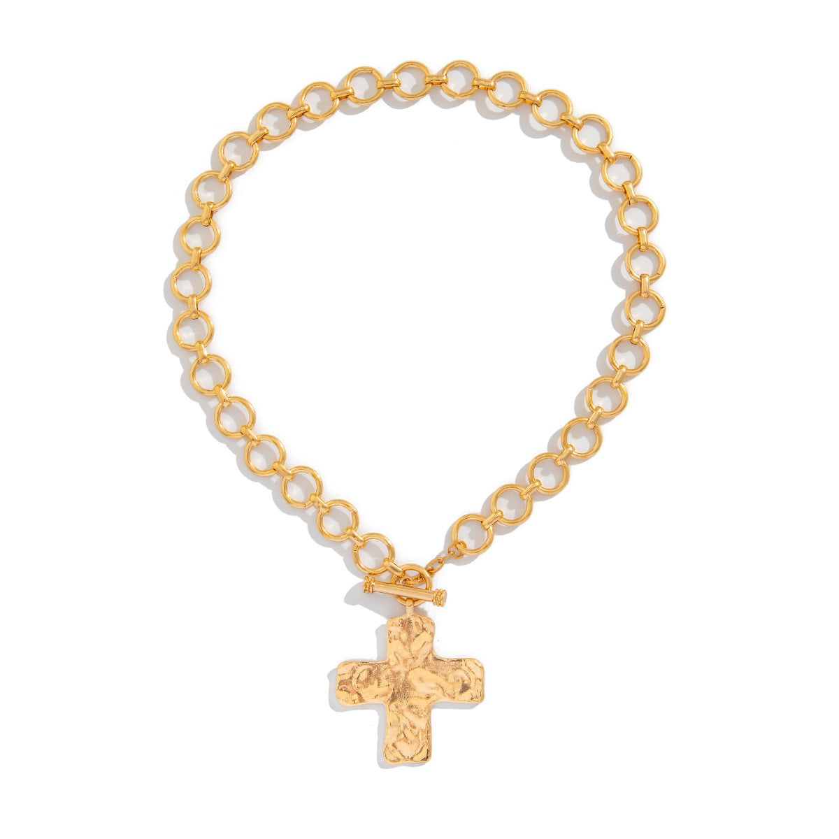 Wholesale Punk ins style cross pendant necklace